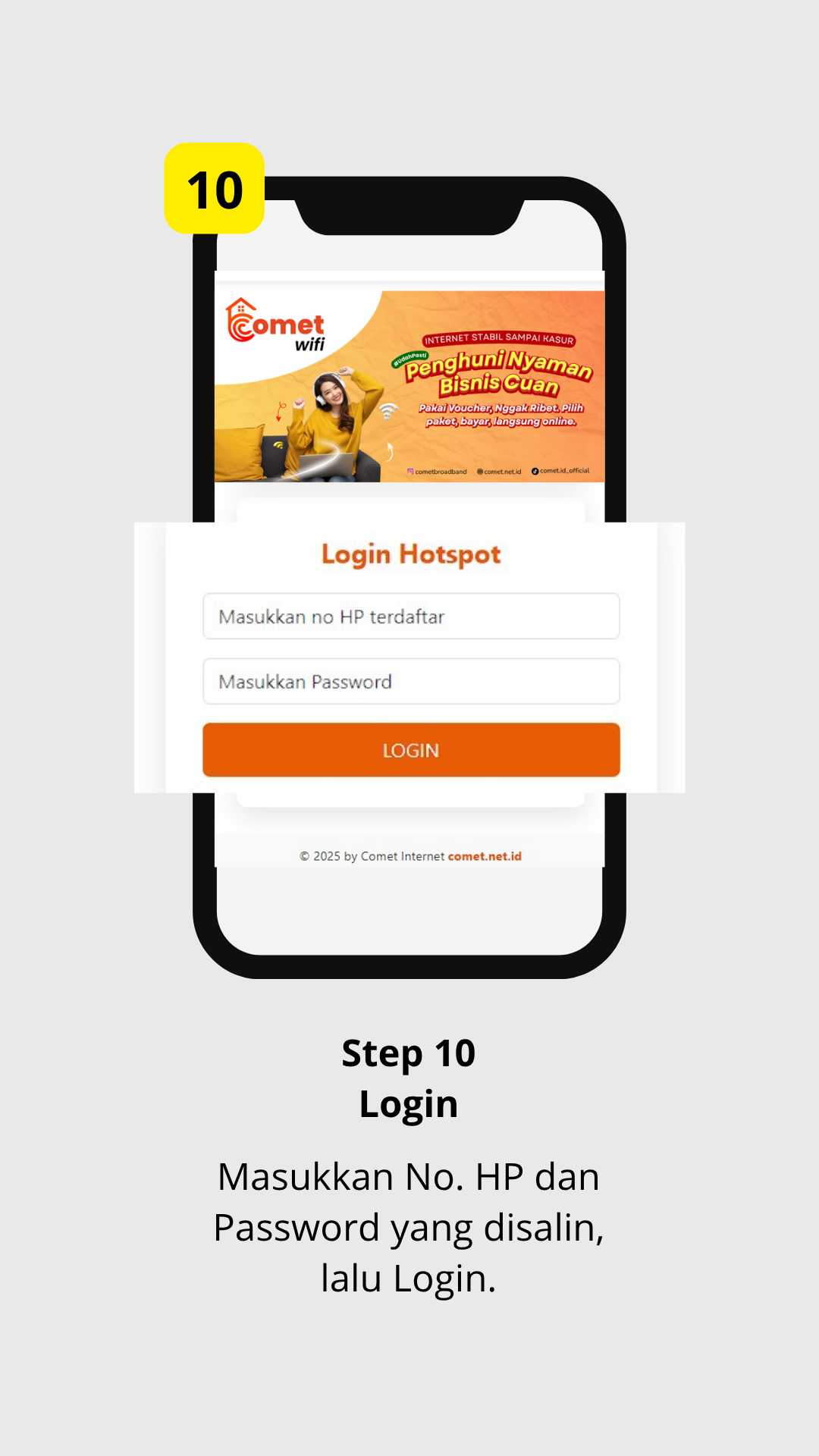 Step 10 — Login
