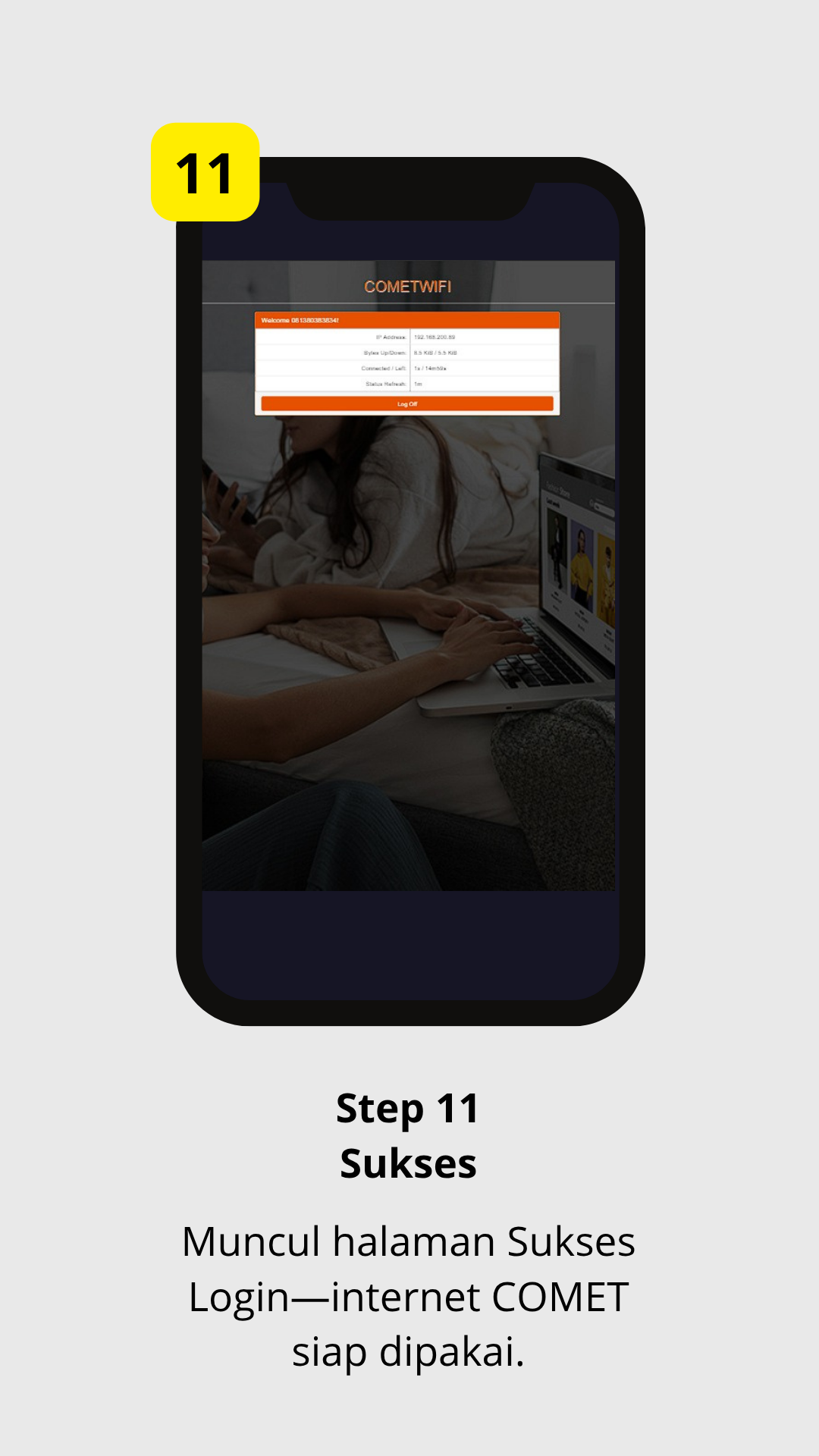 Step 11 — Selesai