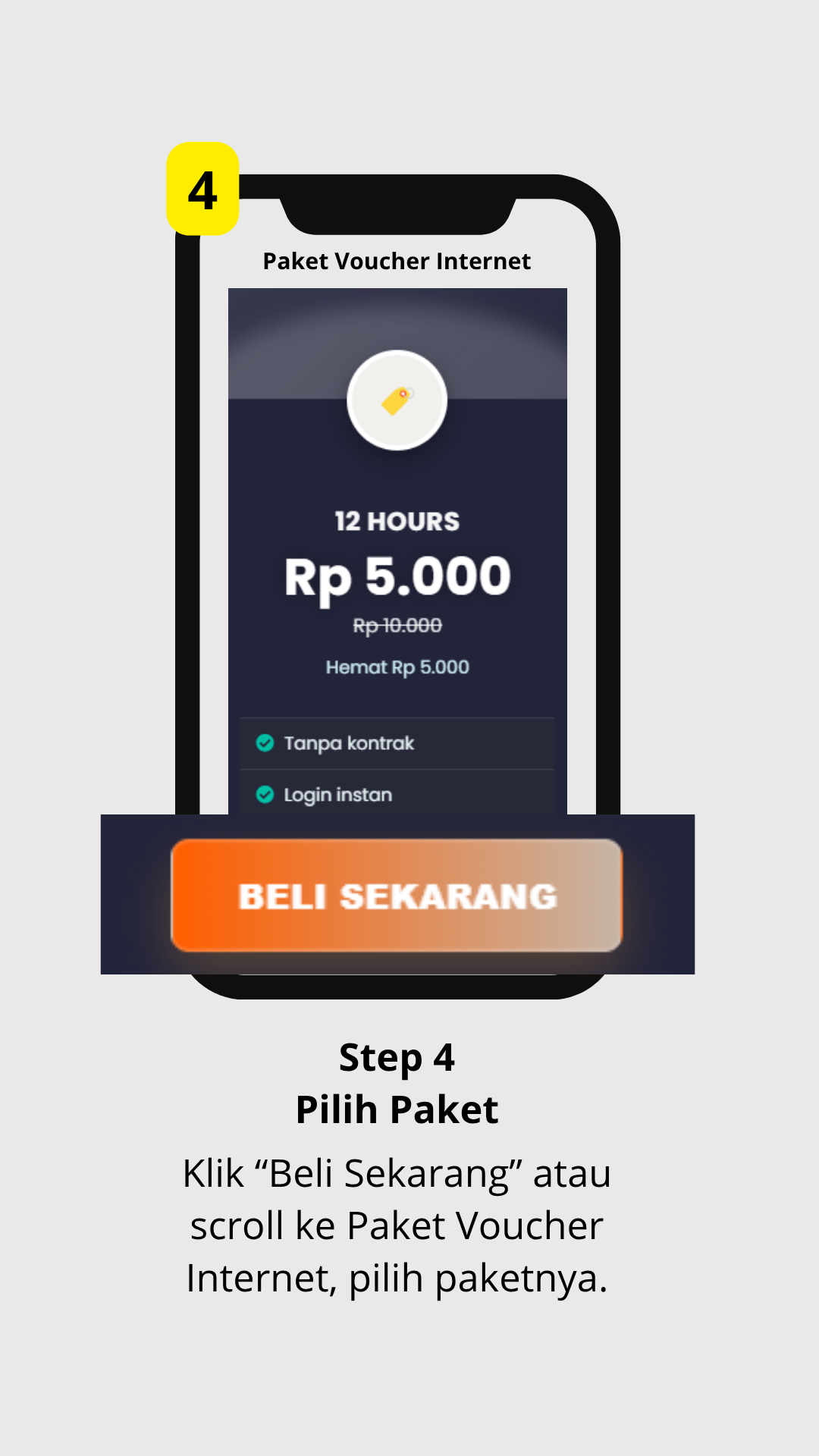 Step 4 — Pilih Paket